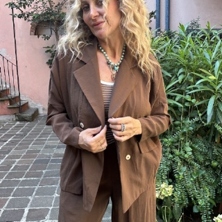 SOUVENIR&nbsp;BLAZER M39F0188&nbsp;TESTA DI MORO